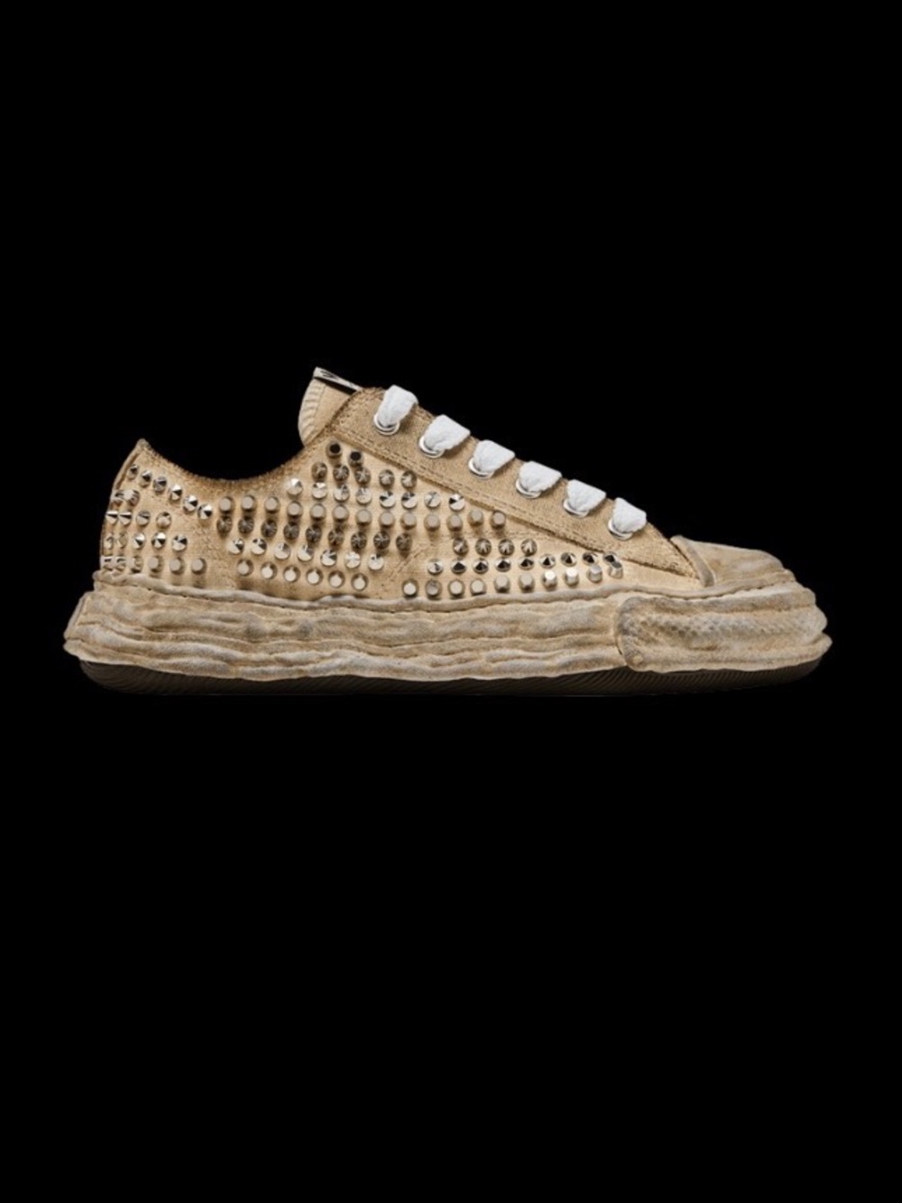 Maison Mihara Yasuhiro Peterson 23 OG Sole Studded Canvas Low ‘ white’